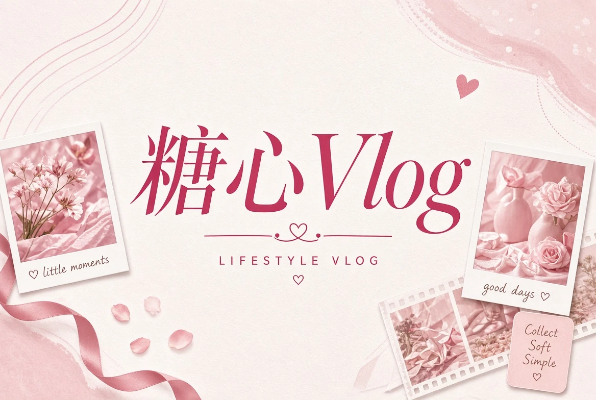 糖心Vlog品牌形象